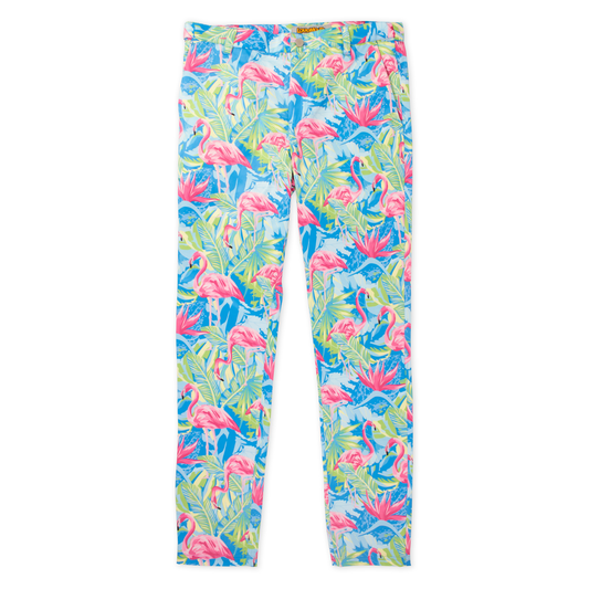 Birdie Pant - Flamingo Jungle