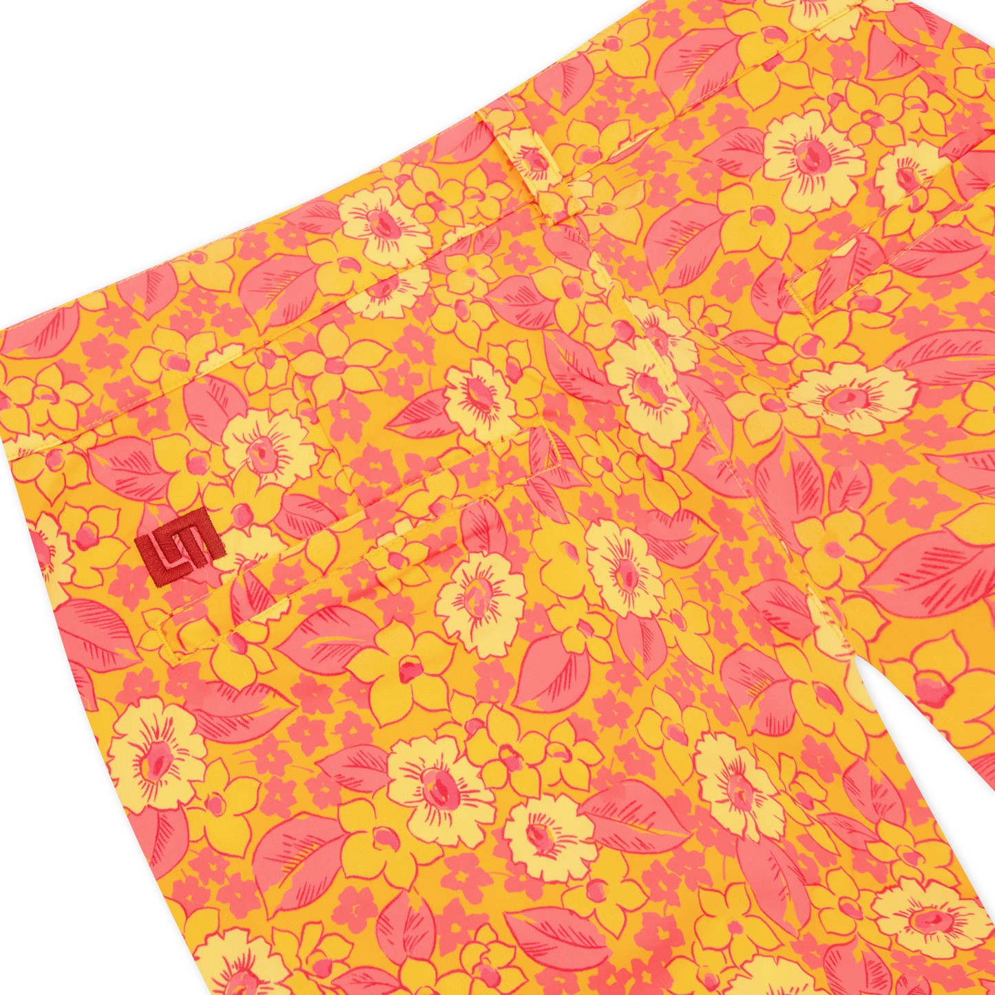 Caddie Short - Flower Hour Orange Crush