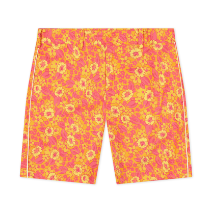 Caddie Short - Flower Hour Orange Crush