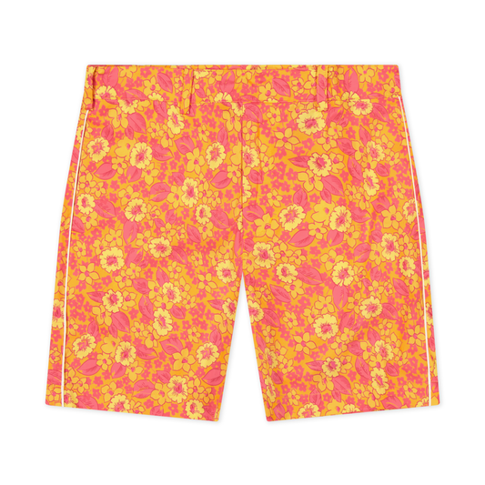 Caddie Short - Flower Hour Orange Crush