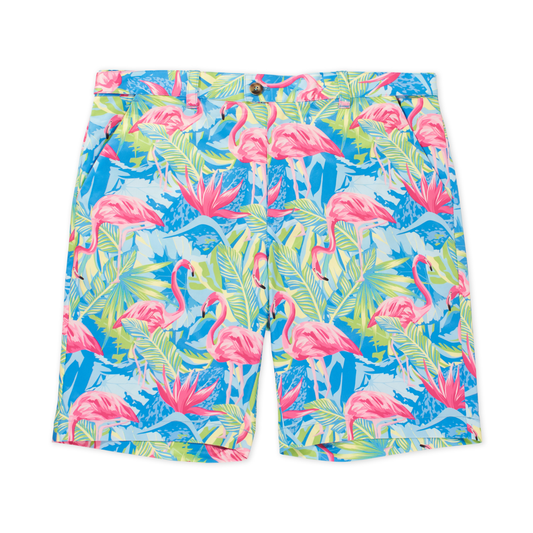 Heritage Short - Flamingo Jungle