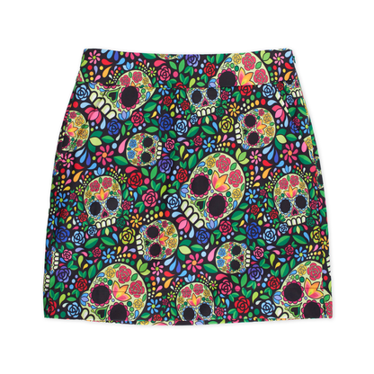 Classic Skort - Mosaic Skulls