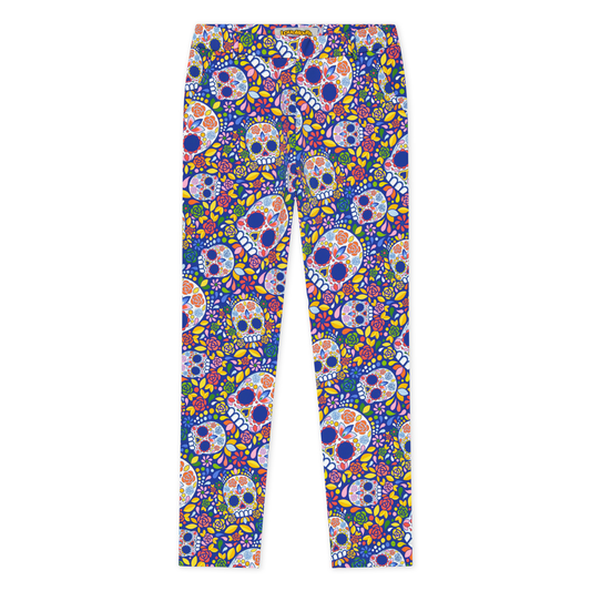Player Pant - Mosaic Skulls Blue