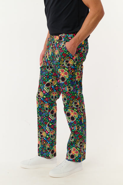 Heritage Pant - Mosaic Skulls