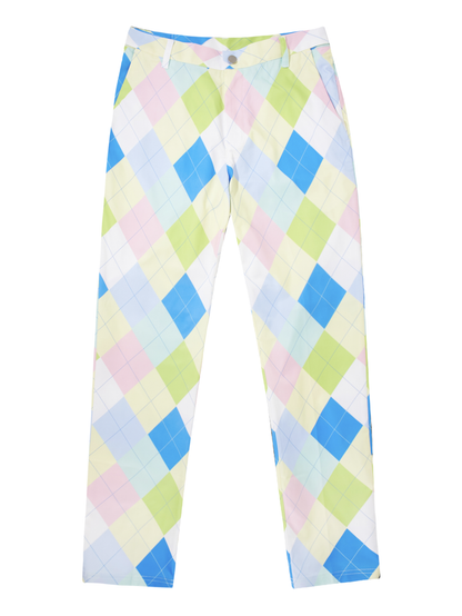 Birdie Pant - Pastel Argyle