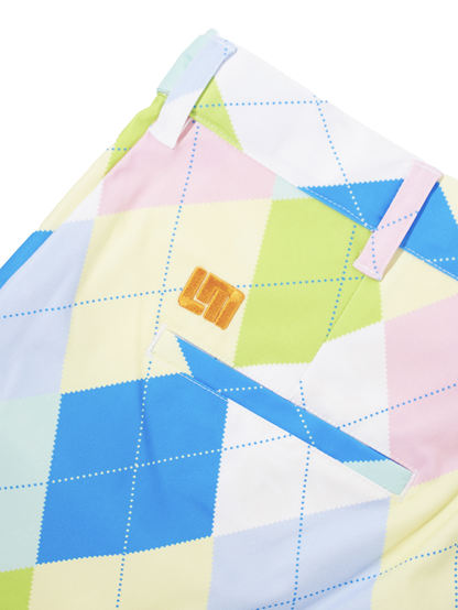 Heritage Short - Pastel Argyle