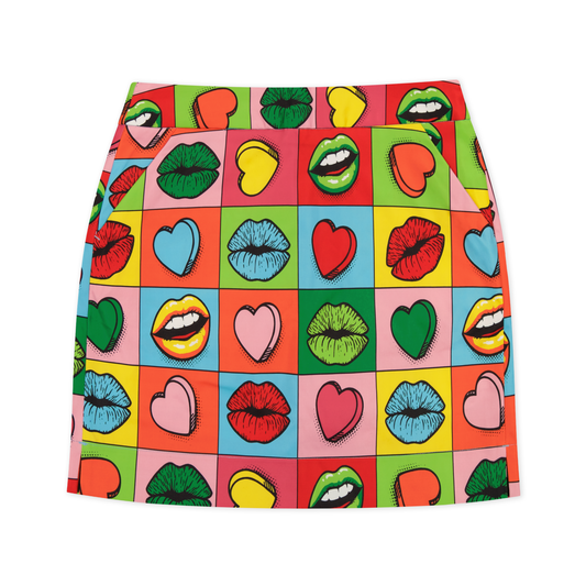 Classic Skort - Pop Hearts
