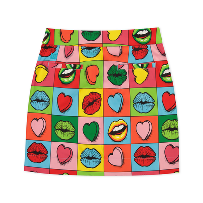 Classic Skort - Pop Hearts