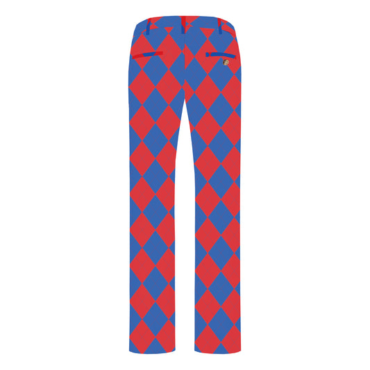 Royal Blue & Red Argyle Men's Heritage or Birdie Pant - MTO