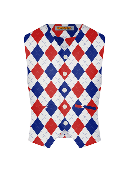 Americana Argyle Men's Vest - MTO – Loudmouth Americana Argyle Men's Vest - MTO – Loudmouth