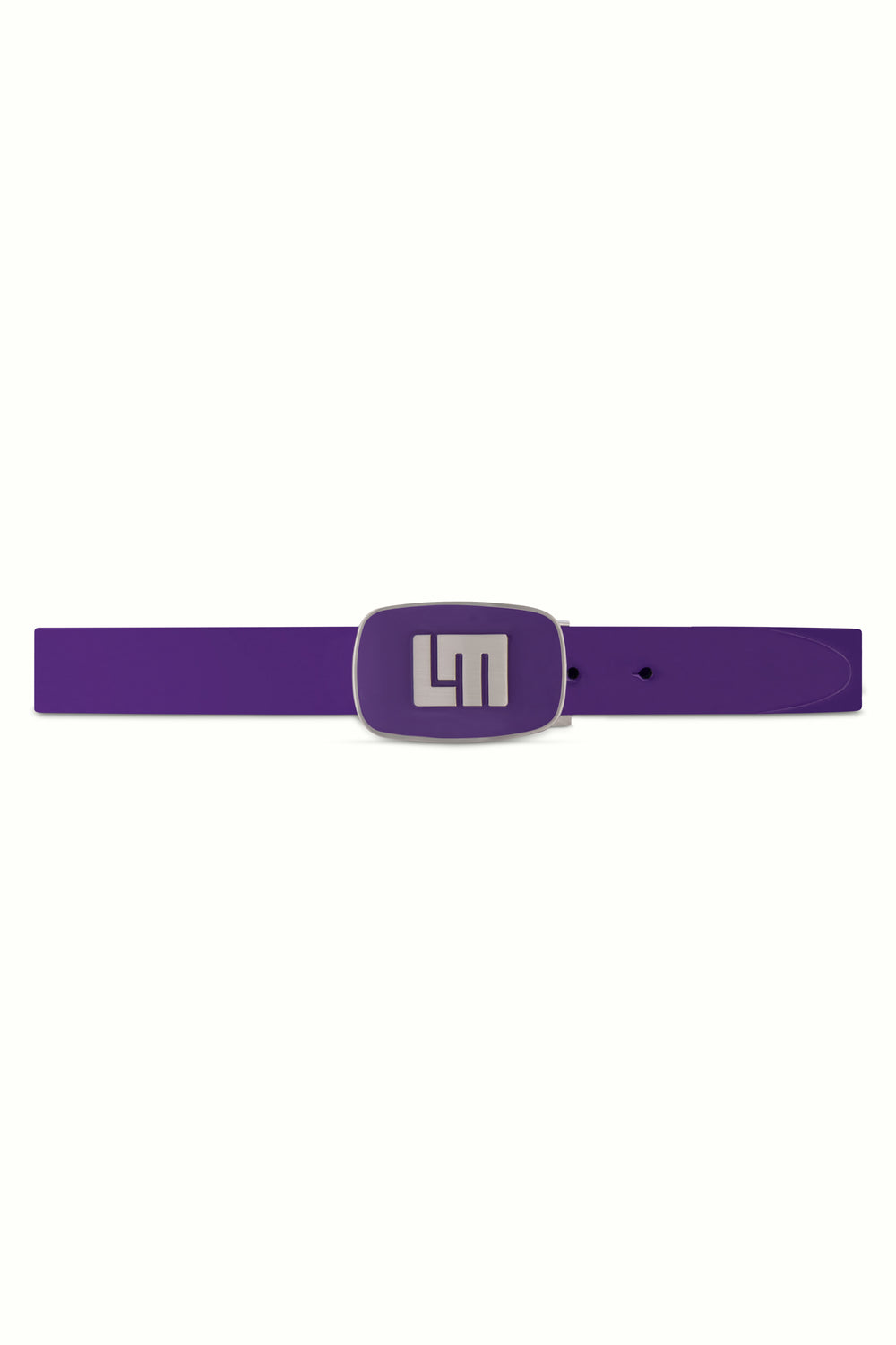 Polished Purple Patent Leather Belt