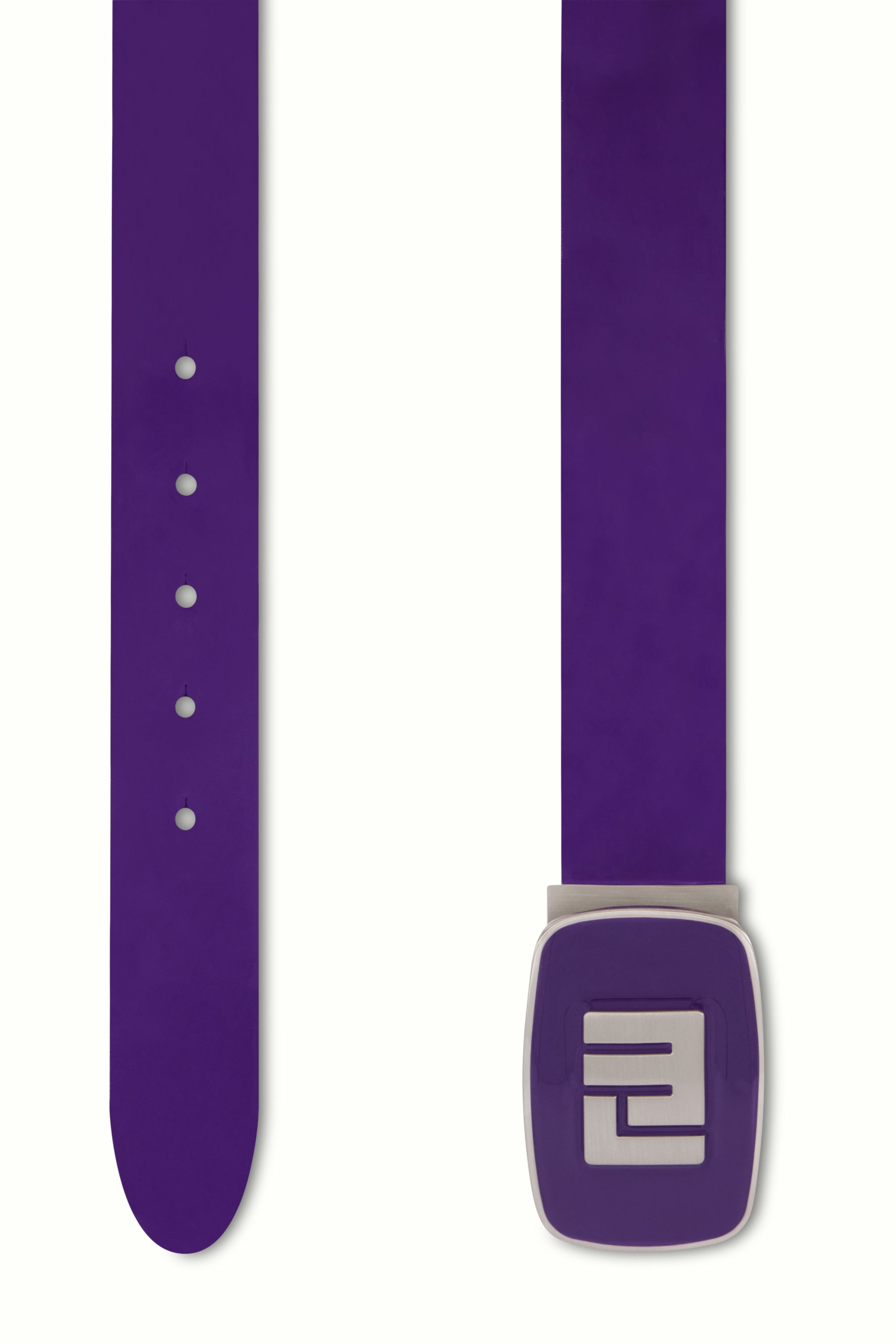 Polished Purple Patent Leather Belt