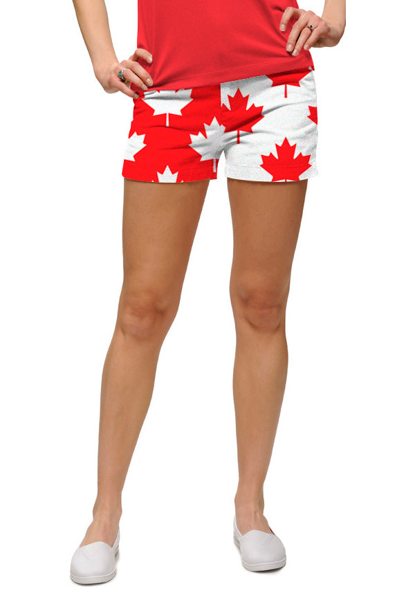 Canada Maple Leaf Women's Mini Short - MTO