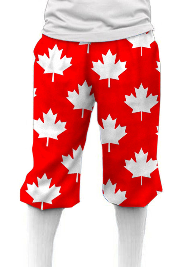 Canada Maple Leaf Red Men's Knicker - MTO