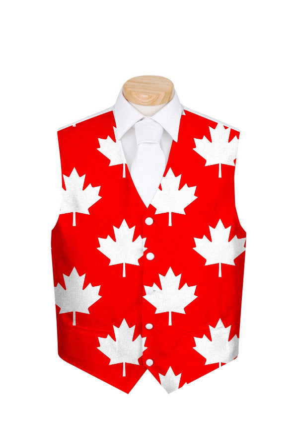 Fairway Canada Maple Leaf Red Men's Vest - MTO