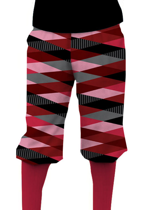 Fairway Fore Shades of Red Men's Knicker - MTO