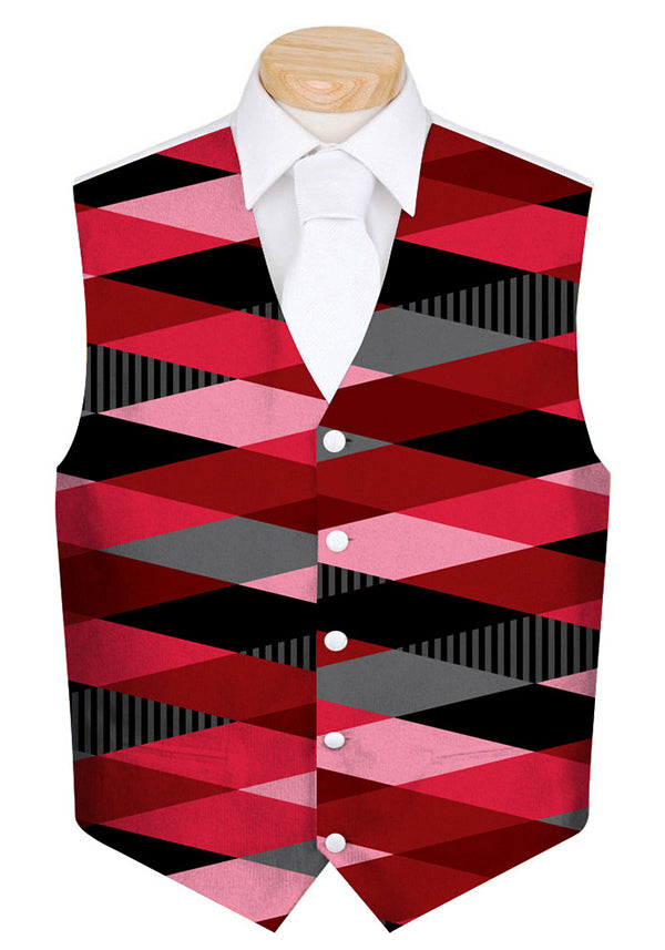 Fairway Fore Shades of Red Men's Vest - MTO