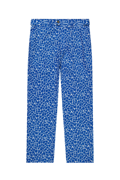 Heritage Pant - Blue Giraffe