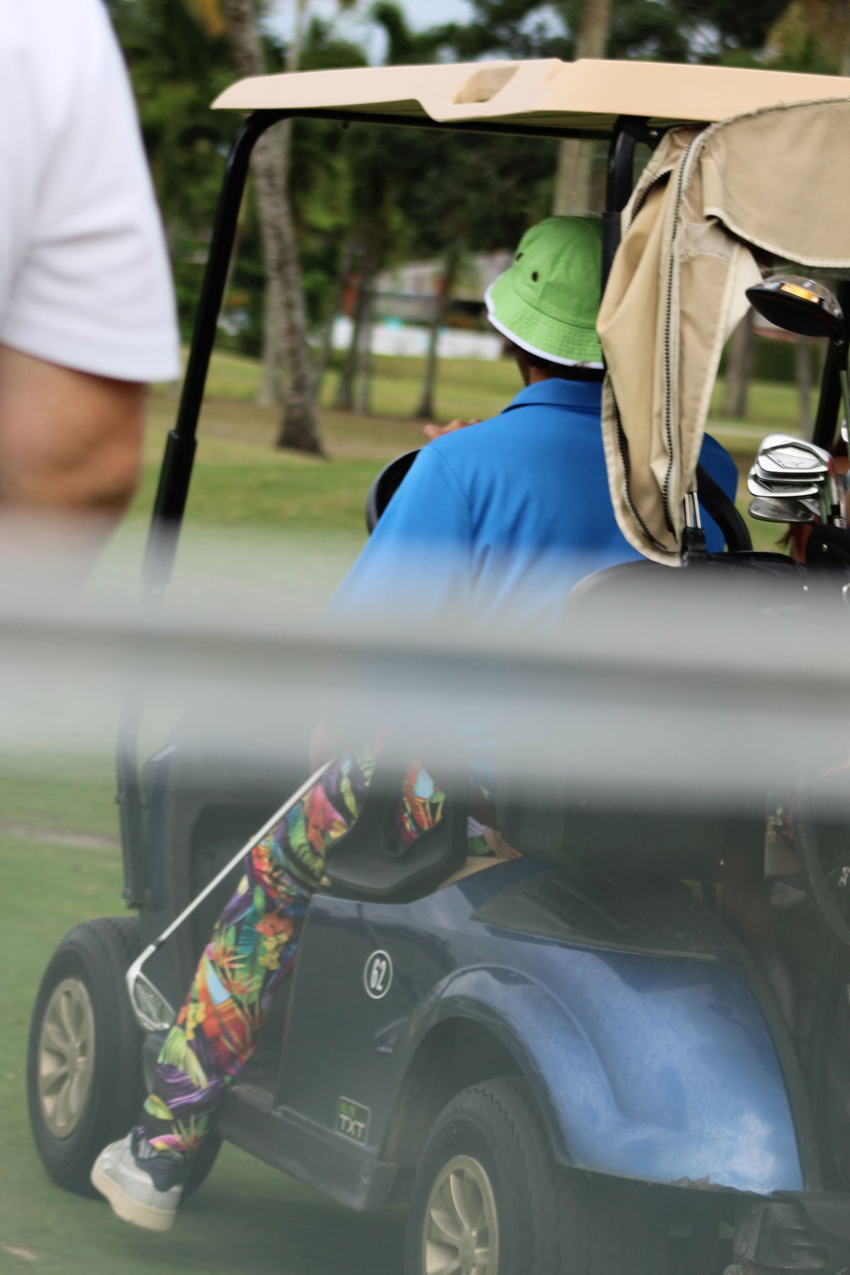 Logo Trimmed Bucket Hat Lime Green Loudmouth
