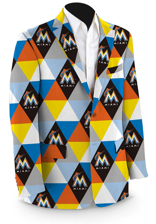 Miami Marlins Prism Men's Sportcoat - MTO