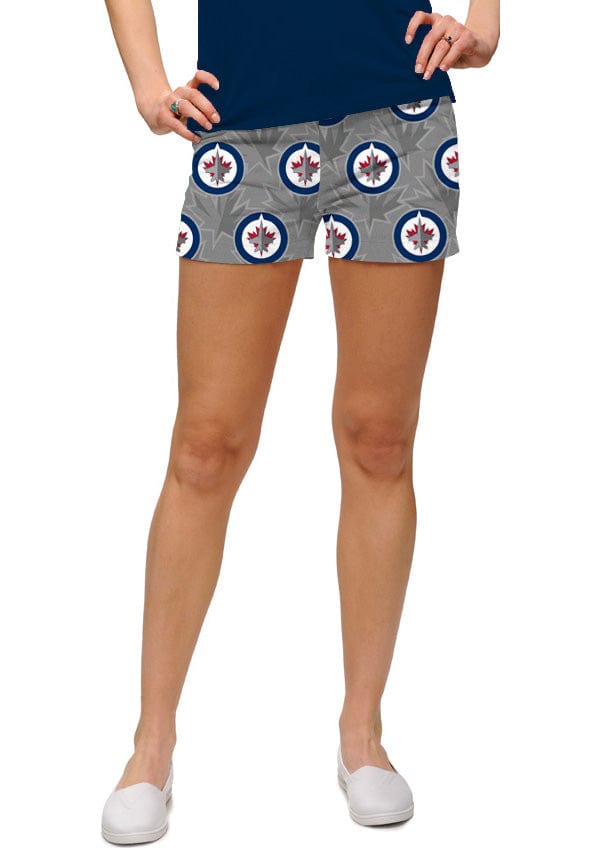 Winnipeg Jets Silver Women's Mini Short - MTO