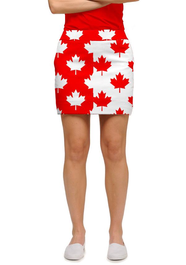 Canada Maple Leaf Women's Classic Skort/Skirt - MTO