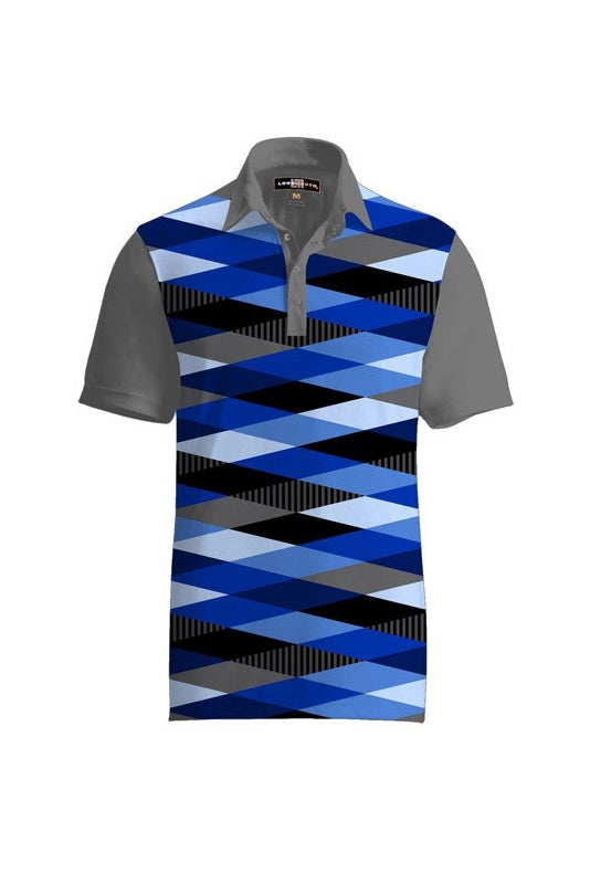 Men's Breezy Polo - Fore Shades of Blue – Loudmouth