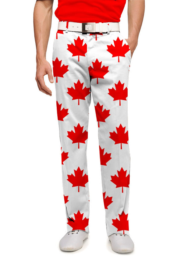 Fairway Canada Maple Leaf White Men's Heritage or Birdie Pant - MTO