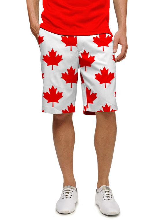 Canada Maple Leaf White Men's Heritage Short - MTO