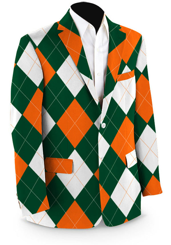 Fairway Orange & Green Men's Sportcoat - MTO